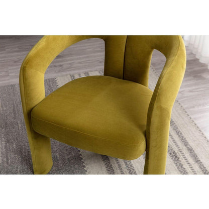 Contemporary Designed Fabric Upholstered Accent/Dining Chair /Barrel Side Chairs Kitchen Armchair for Living Room set of 2