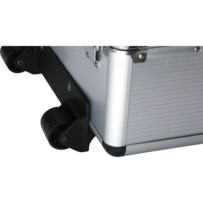 White Hand Tool Box with 4 layers of Toolset and wheels