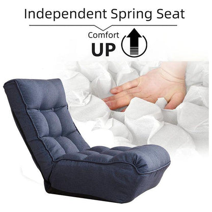 Single sofa reclining chair Japanese chair lazy sofa tatami balcony reclining chair leisure sofa adjustable chair