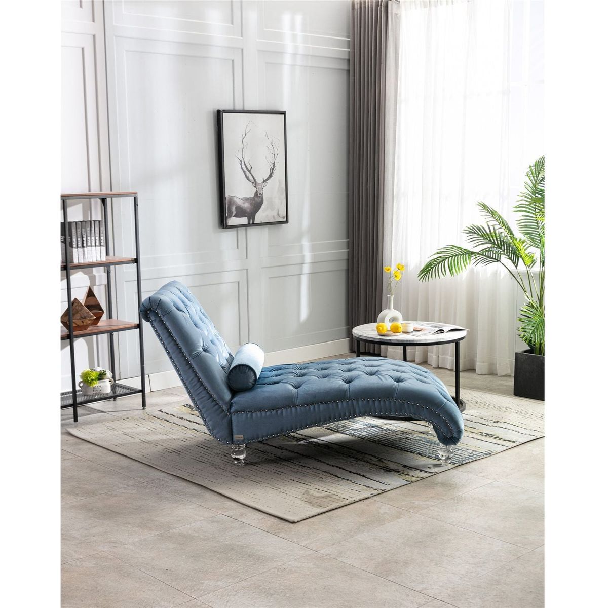 Leisure concubine sofa with acrylic feet