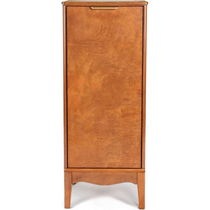 Modern Bathroom Floor Cabinet &Linen cabinet with Adjustable Shelves, Antique Brass (14.5"x12.6"x35.7")