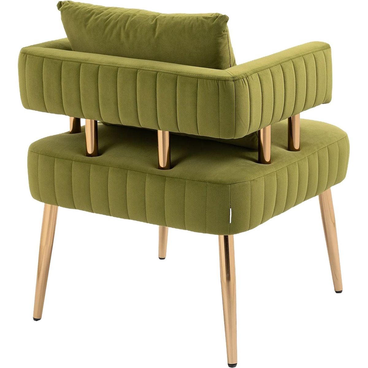 Accent Chair, leisure single chair with Golden feet