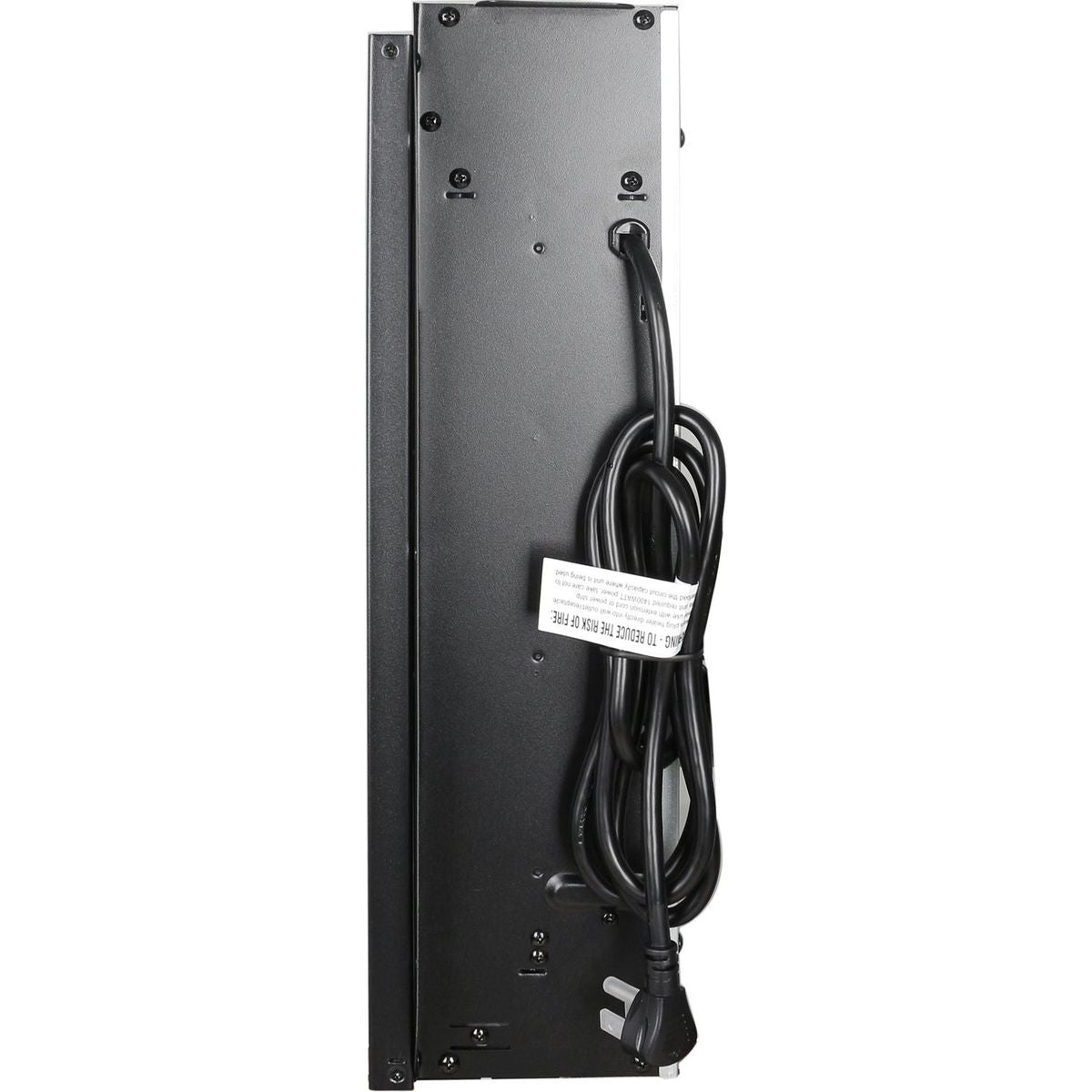 26 inch electric fireplace insert, ultra thin heater with log set & realistic flame, remote control with timer, overheating protection - Streamdale Furniture