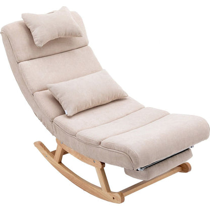 living room Comfortable rocking chair living room chair Beige