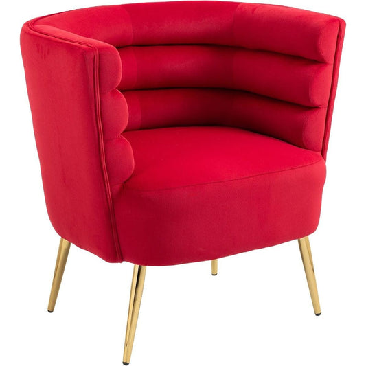 Accent Chair, leisure single chair with Golden feet