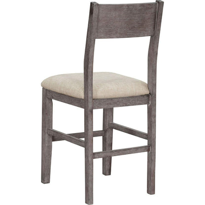 Farmhouse Counter Height 5-Piece Dining Table Set with 1 Rectangular Dining Table and 4 Dining Chairs for Small Places,Gray