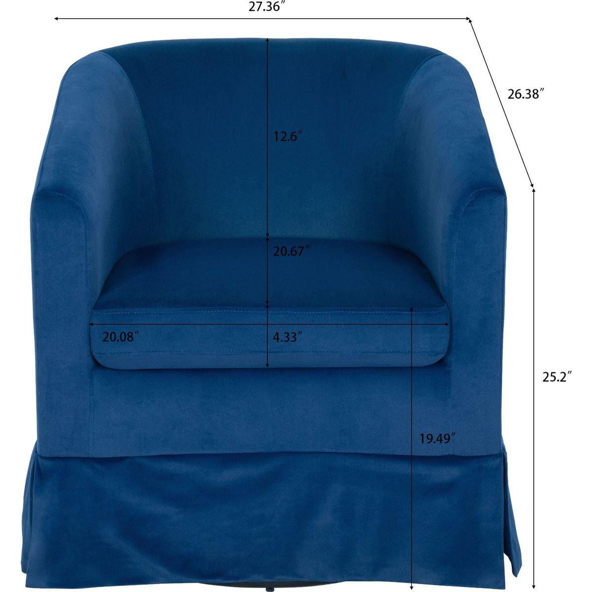 27.36" Wide Swivel Chair