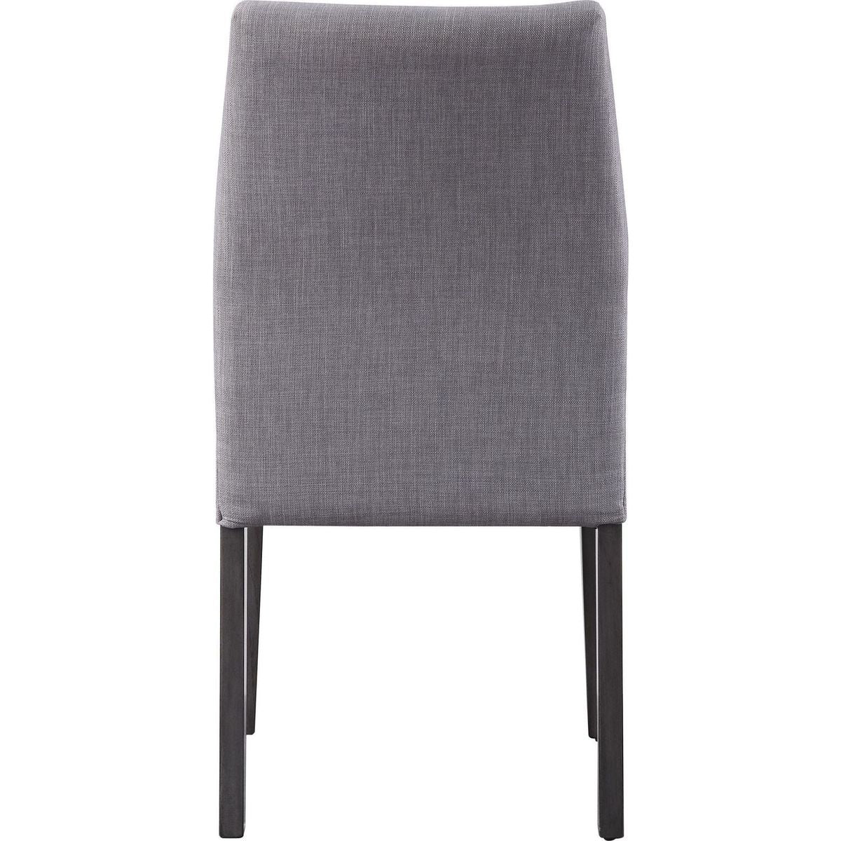 Bernice Side Chair (Set-2), Fabric & Gray Oak (2Pc/1Ctn)