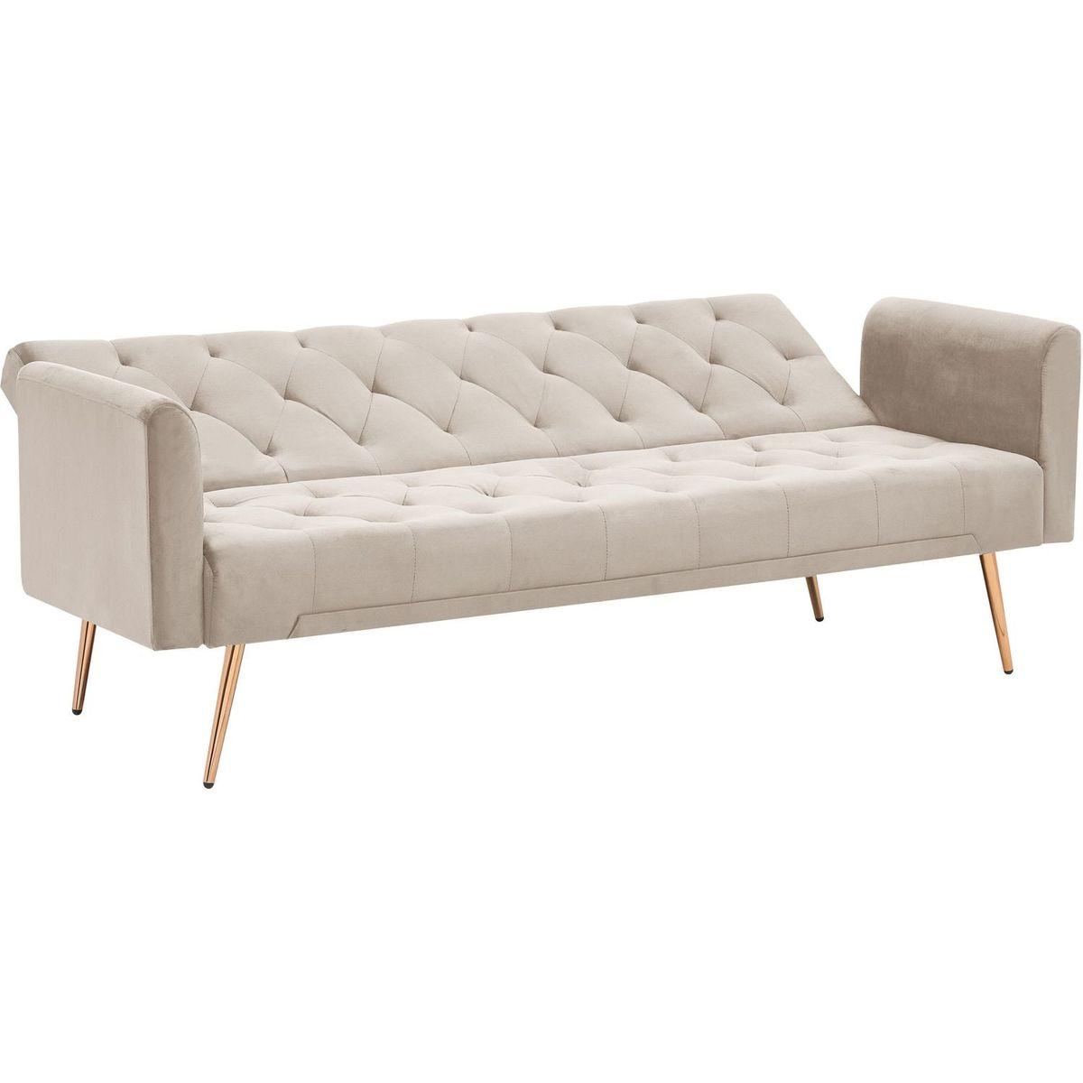 71" Convertible Double Folding Living Room Sofa Bed