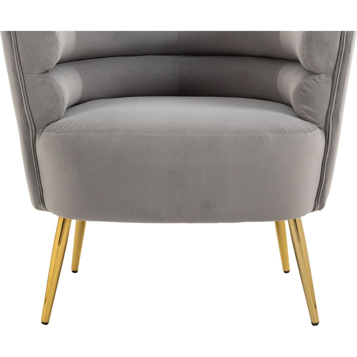 Accent Chair, leisure single chair with Golden feet