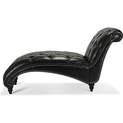 Tufted Armless Chaise Lounge