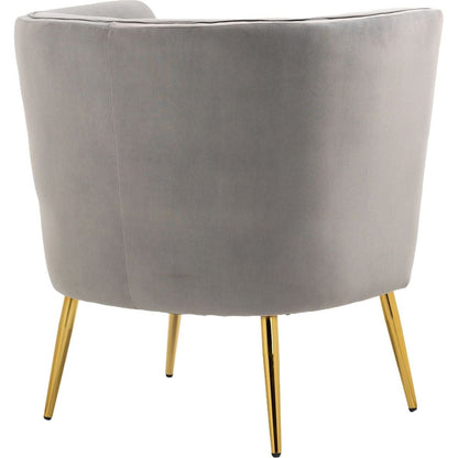 Accent Chair, leisure single chair with Golden feet