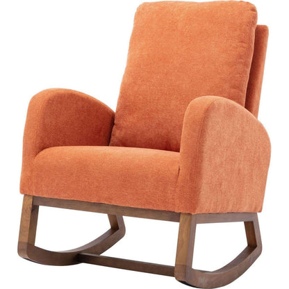 living room Comfortable rocking chair living room chair Orange