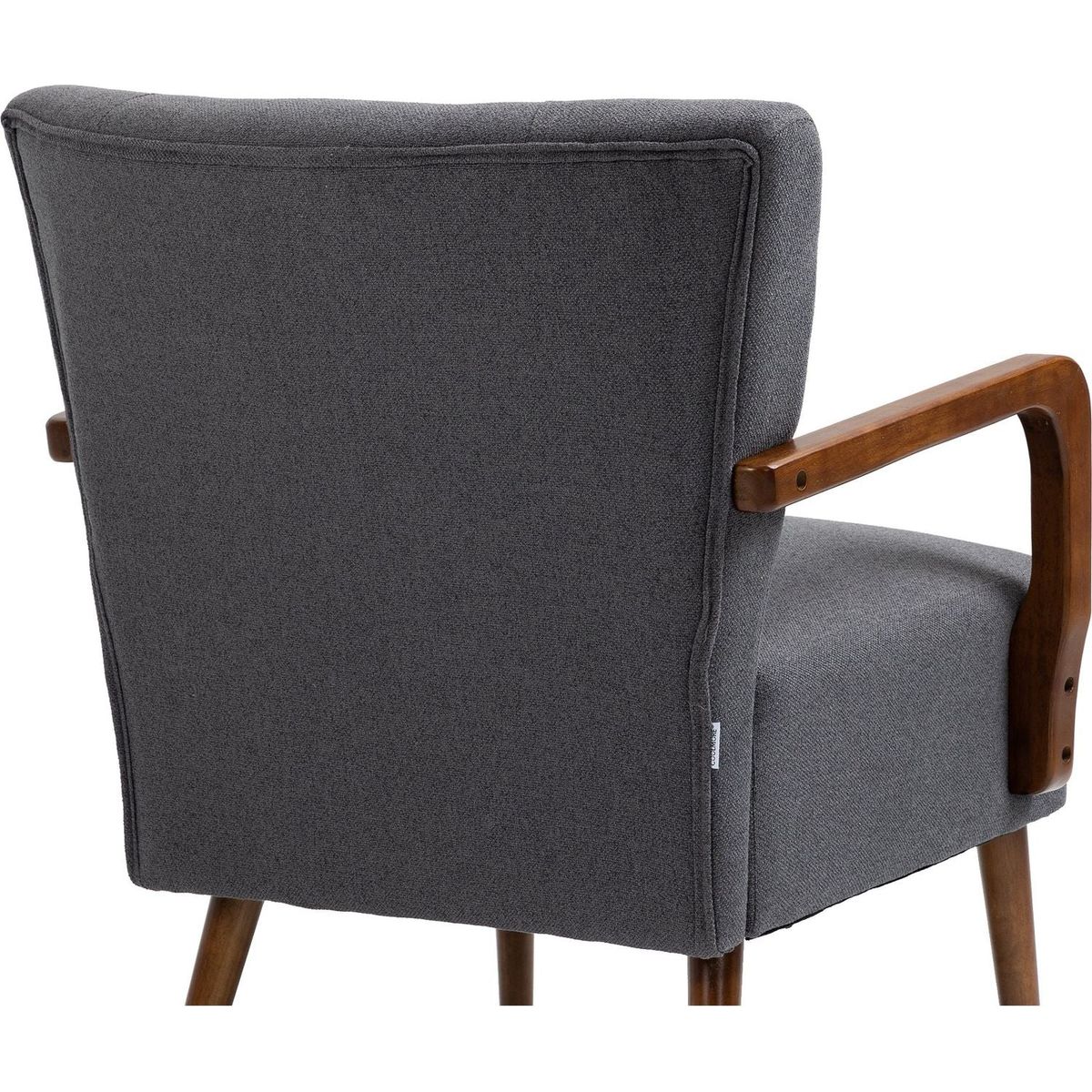 Wood Frame Armchair, Modern Accent Chair Lounge Chair for Living Room