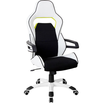 Ergonomic Essential Racing Style Home & Office Chair, White