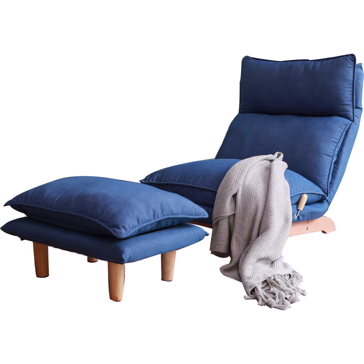 Lazy sofa balcony leisure chair bedroom sofa chair foldable reclining chair leisure single sofa functional chair