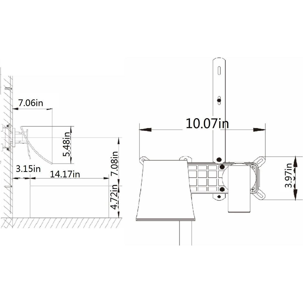 Wall Mount Widespread Bathroom Faucet