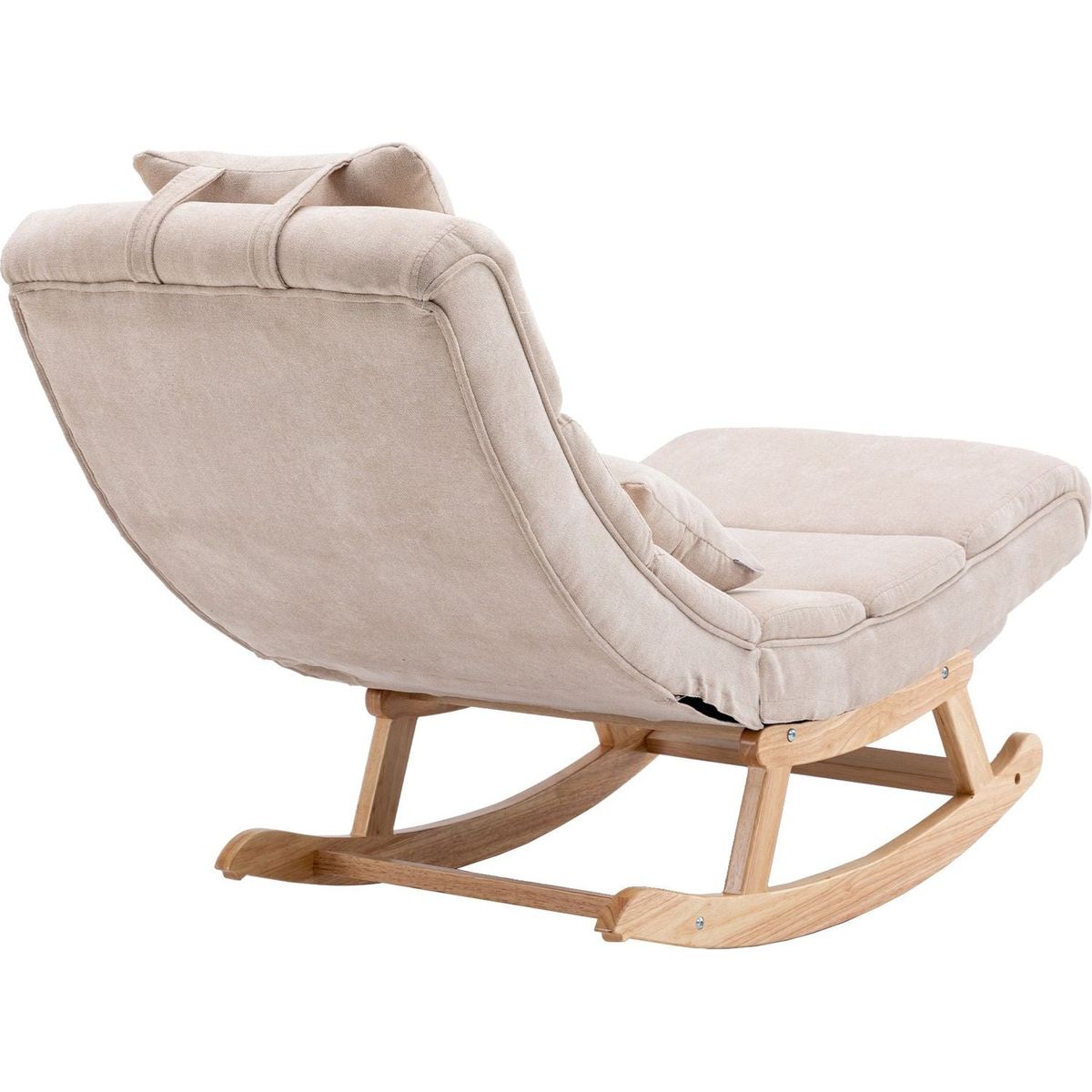 living room Comfortable rocking chair living room chair Beige