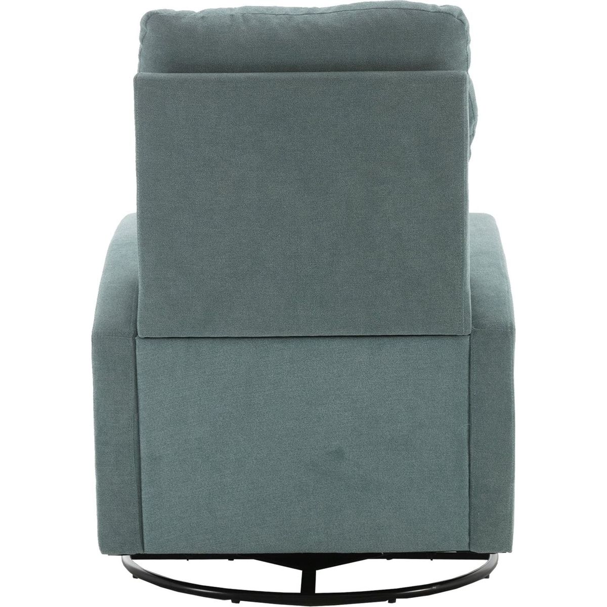 Upholstered Swivel Glider.Rocking Chair for Nursery in Misty Grey.Modern Style One Left Bag