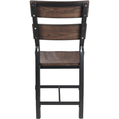 Mariatu Side Chair (Set-2), Oak (2Pc/1Ctn)