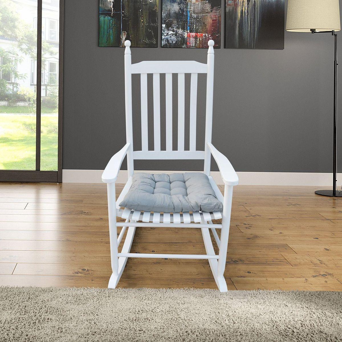 wooden porch rocker chair WHITE