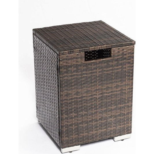 Rattan Propane Tank Cover Gas Bottle Cover Outdoor Wicker Gas Cylinder Cover - Streamdale Furniture