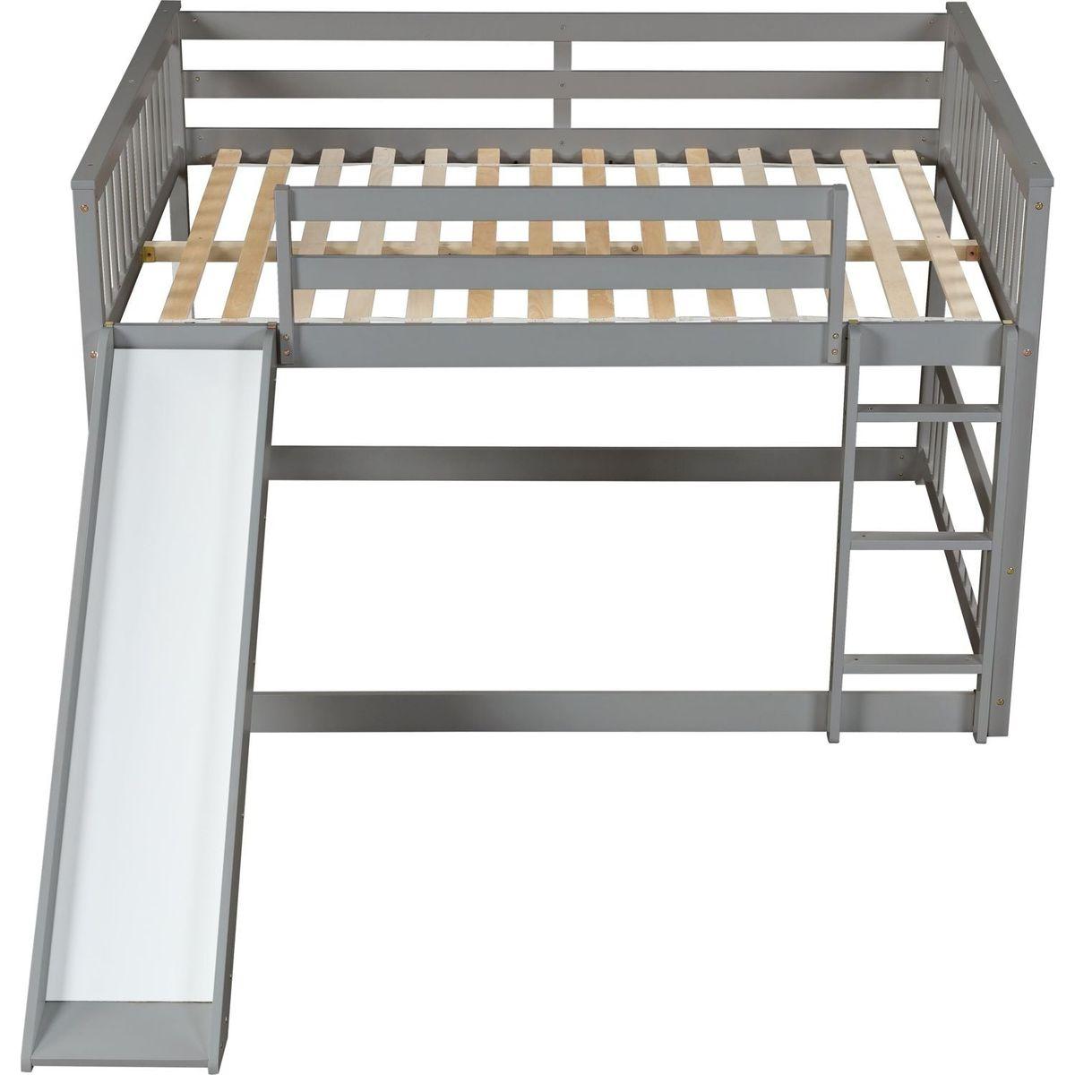 Full over Full bunk bed with Slide