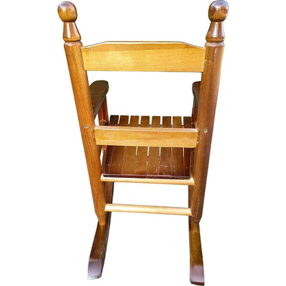 Children's rocking oak chair- Indoor or Outdoor -Suitable for kids-Durable