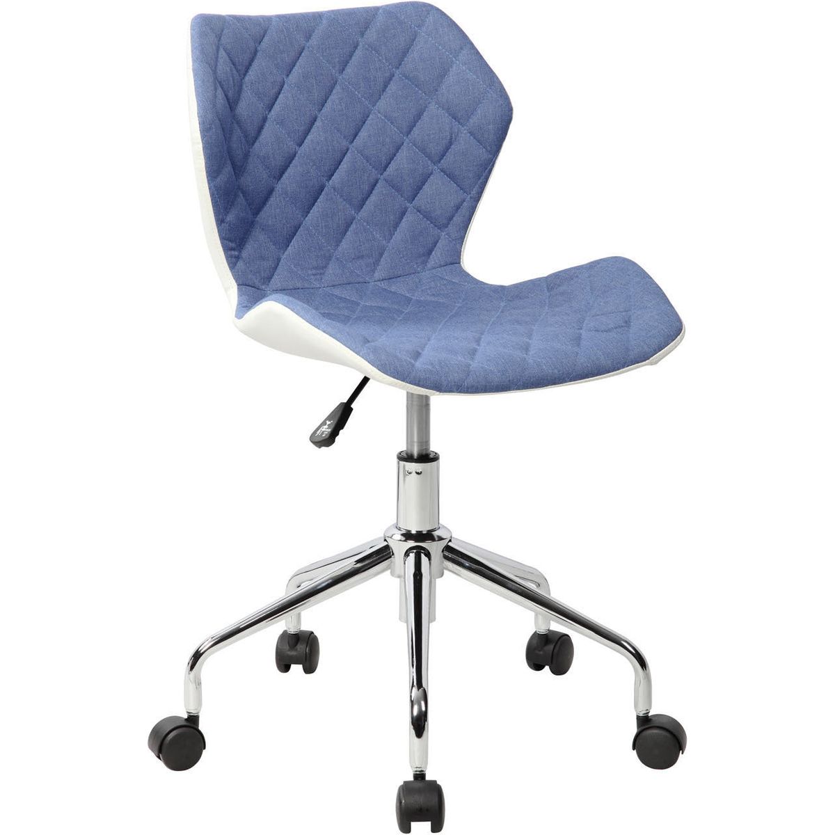 Modern Height Adjustable Office Task Chair, Blue