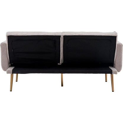 Velvet Sofa, Accent sofa .loveseat sofa with metal feet