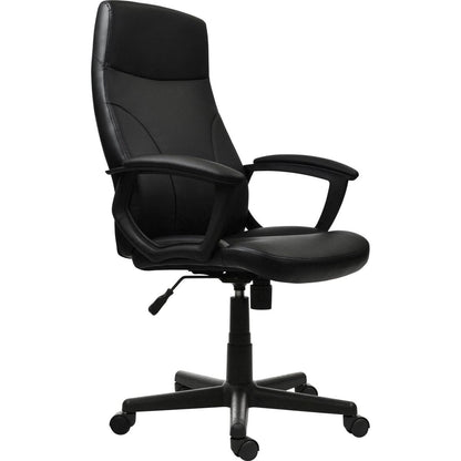 Medium Back Executive Office Chair, Black