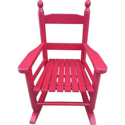 Children's rocking red chair- Indoor or Outdoor -Suitable for kids-Durable