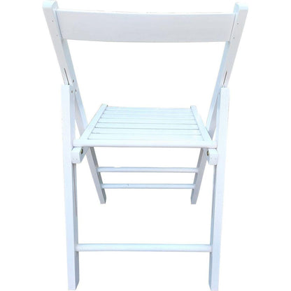 FOLDING CHAIR-2/S, FOLDABLE STYLE -WHITE