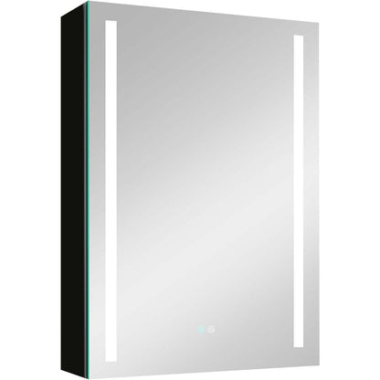 30x20 inch LED Bathroom Medicine Cabinet Surface Mounted Cabinets With Lighted Mirror