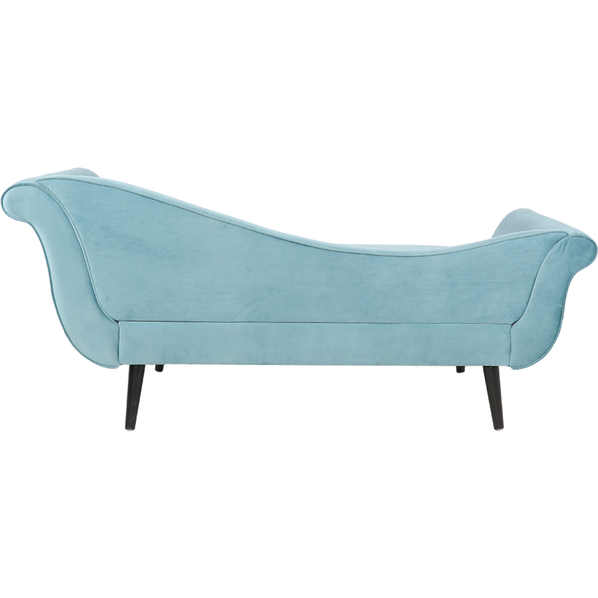 House 69" Modern Chaise Lounge for Bedroom, Office, Living Room with Turquoise Velvet Fabric - Streamdale Furniture