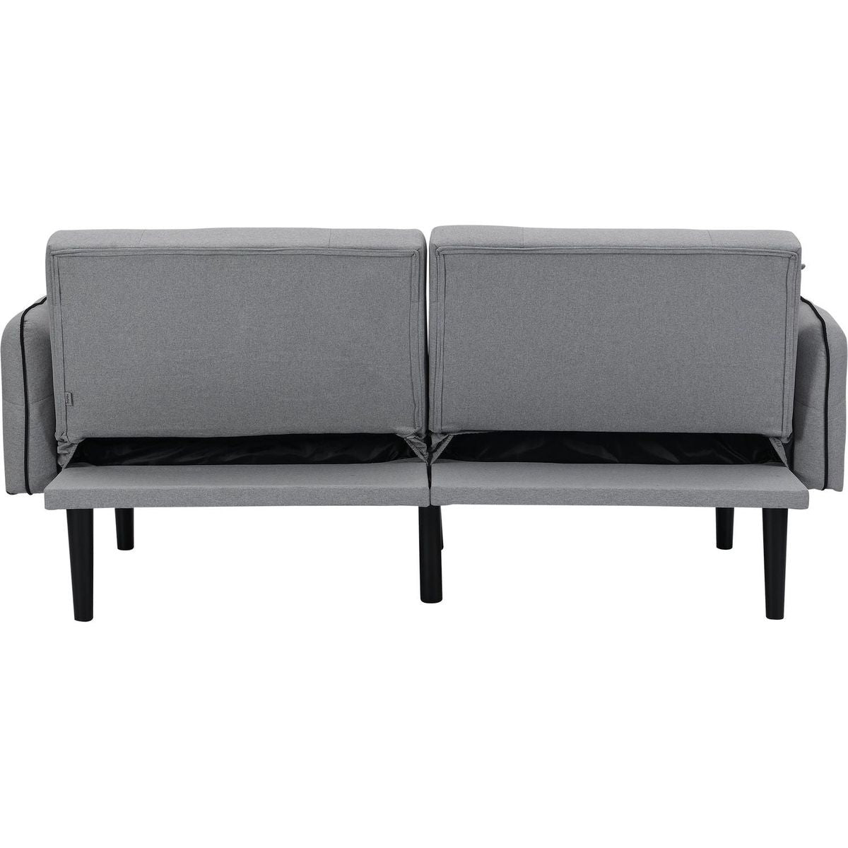 Folding Ottoman Sofa Bed with stereo (Gray)