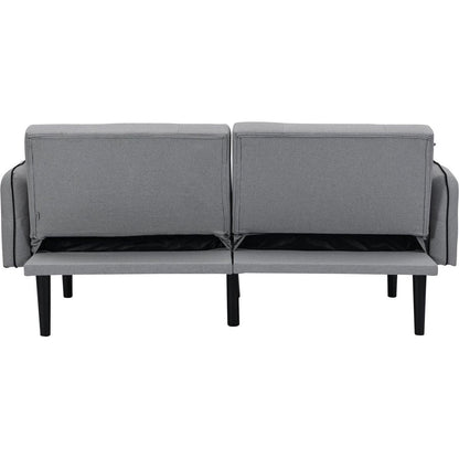 Folding Ottoman Sofa Bed with stereo (Gray)