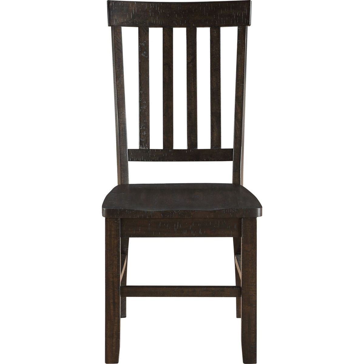 Maisha Side Chair (Set-2) in Rustic Walnut