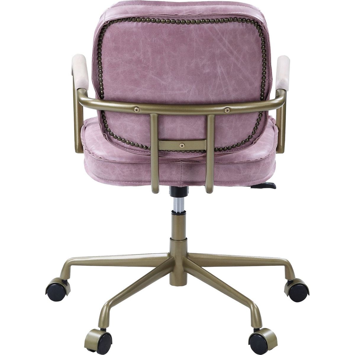 Siecross Office Chair in Pink Top Grain Leather