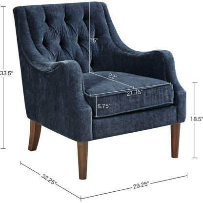 Qwen Button Tufted Accent Chair