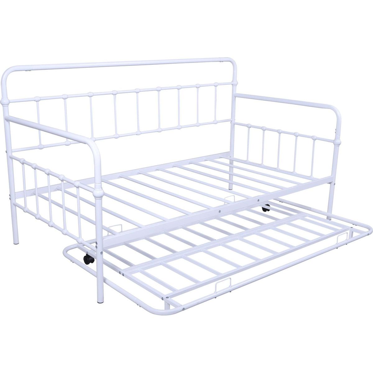 Metal Frame Daybed with trundle