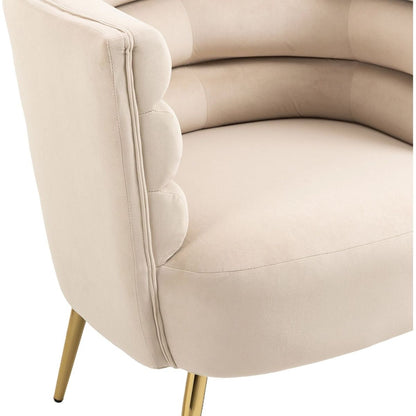 Accent Chair, leisure single chair with Golden feet