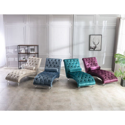 Leisure concubine sofa with acrylic feet