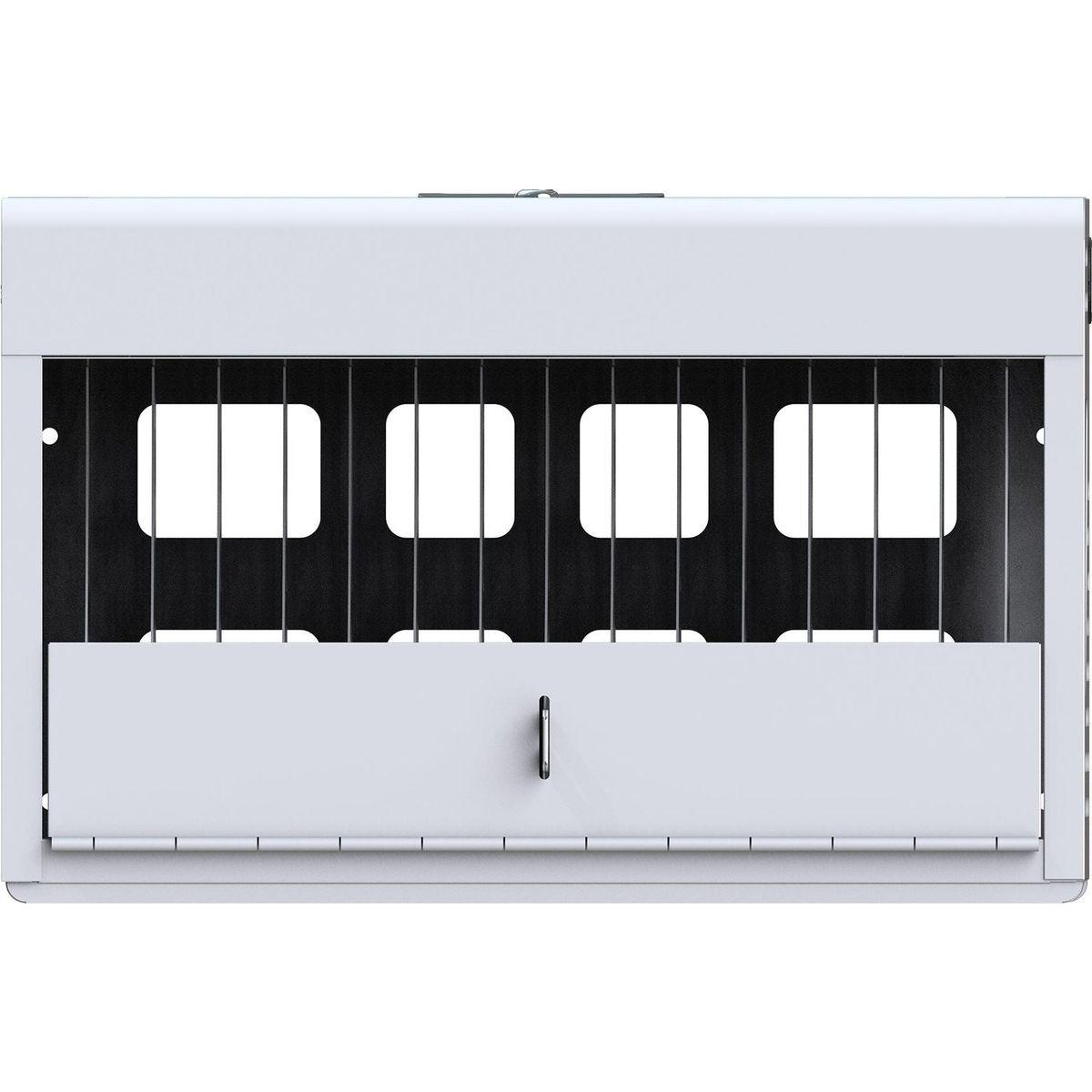 16 Bay Charging Cabinet for Laptop, Chromebook, Locking Charging Station-WHITE