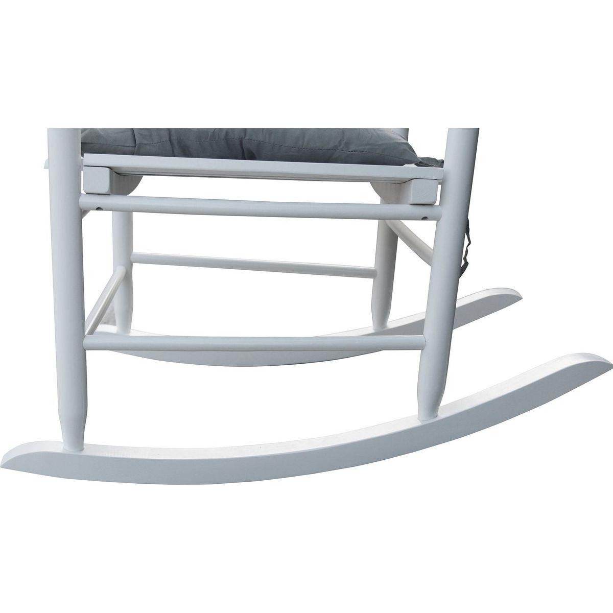 wooden porch rocker chair WHITE