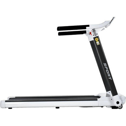 Portable Compact Treadmill;Electric Motorized 3.5HP;14KM/H;Medium Running Machine Motorised Gym 330lbs;Foldable for Home Gym Fitness Workout Jogging Walking;Bluetooth Speaker APP FITIME