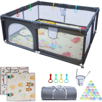 71" x 59" Baby Playard Cloth Playpen Removable Enclosures for Indoor and Outdoor Use Care for Children and Pets