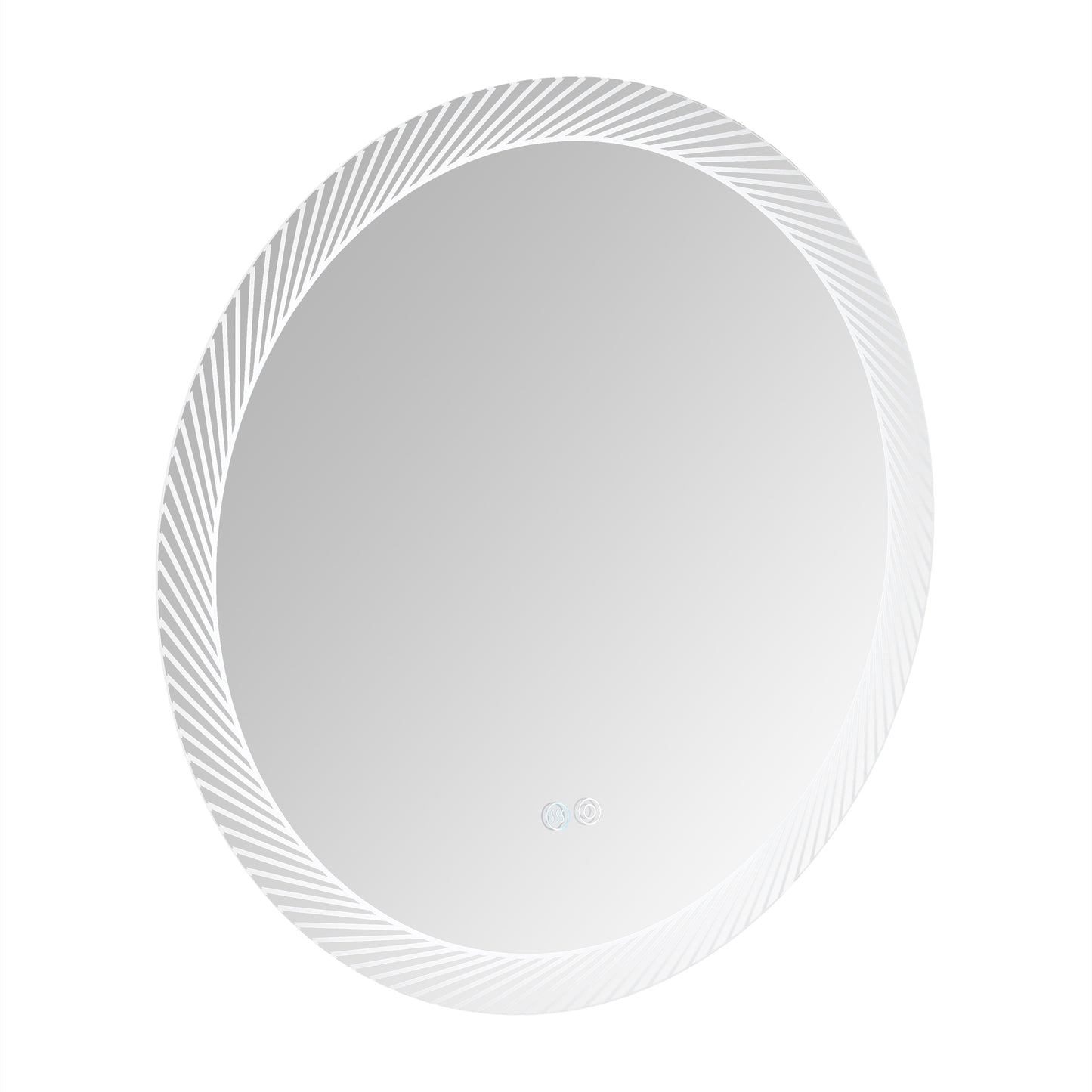 24 Inch Switch-Held Memory LED Mirror, Wall-Mounted Vanity Mirrors, Bathroom Anti-Fog Mirror, Dimmable Bathroom Mirror