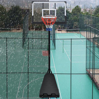 Portable Basketball Hoop Basketball System 8-10ft Height Adjustable for Youth Adults LED Basketball Hoop Lights, Colorful lights, Waterproof uper Bright to Play at Night Outdoors,Good Gift for Kids