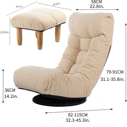 Single sofa reclining chair Japanese chair lazy sofa tatami balcony reclining chair leisure sofa adjustable chair